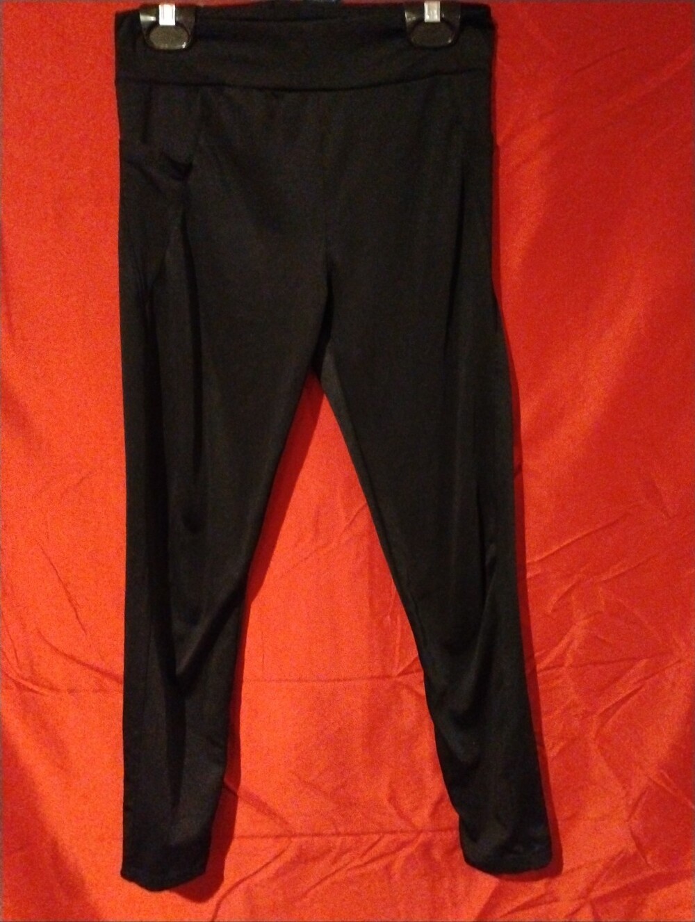 Hind Girls Black Active Athletic Leggings with Side Pockets - M 10/12
